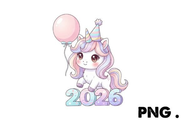 Download Baby Unicorn Celebrating the Year 2026 - Baby unicorn Collection